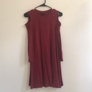 Top Shop Peekaboo Shoulder Dress